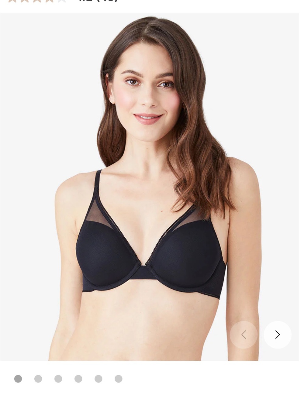 Wacoal Classic Black Mesh-Trim T-Shirt Bra - Women Intimates